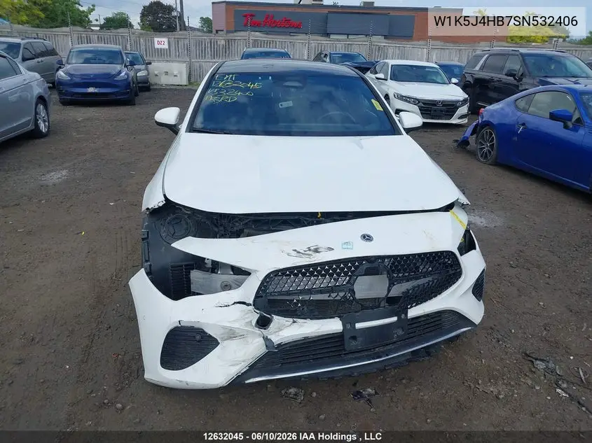 2025 Mercedes-Benz Cla 250 4Matic VIN: W1K5J4HB7SN532406 Lot: 12632045