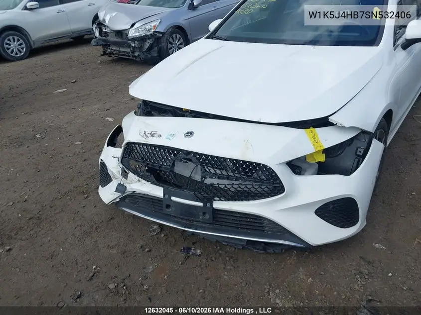 2025 Mercedes-Benz Cla 250 4Matic VIN: W1K5J4HB7SN532406 Lot: 12632045