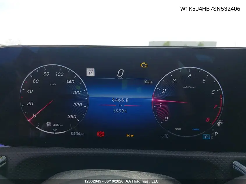 2025 Mercedes-Benz Cla 250 4Matic VIN: W1K5J4HB7SN532406 Lot: 12632045
