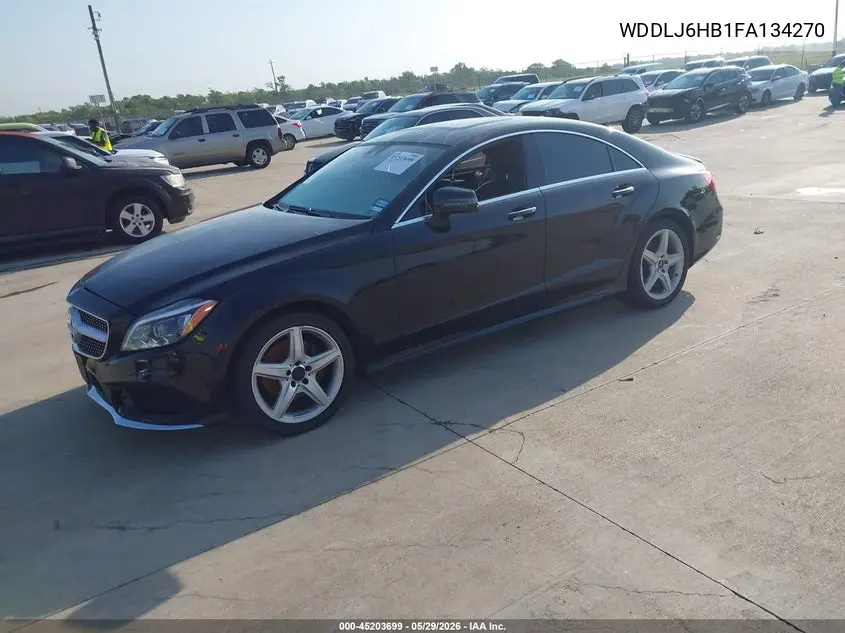 2015 Mercedes-Benz Cls 400 4Matic VIN: WDDLJ6HB1FA134270 Lot: 45203699