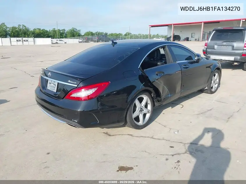 2015 Mercedes-Benz Cls 400 4Matic VIN: WDDLJ6HB1FA134270 Lot: 45203699