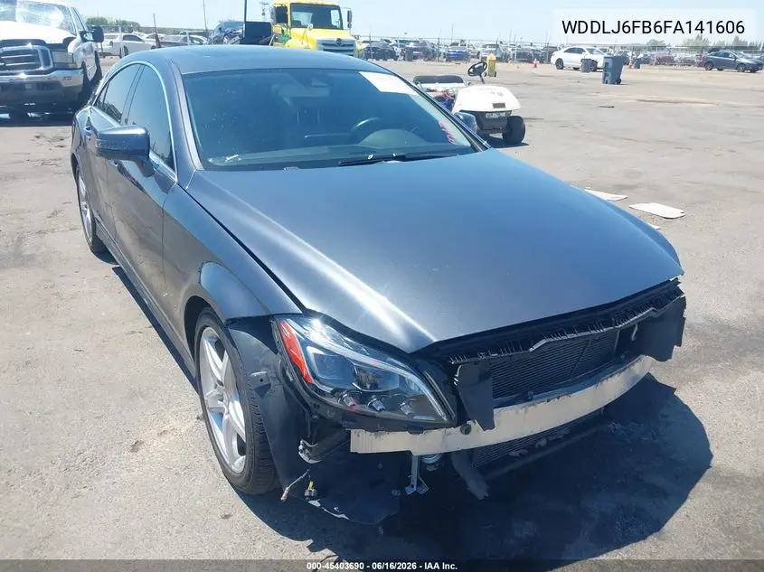 2015 Mercedes-Benz Cls 400 VIN: WDDLJ6FB6FA141606 Lot: 45403690