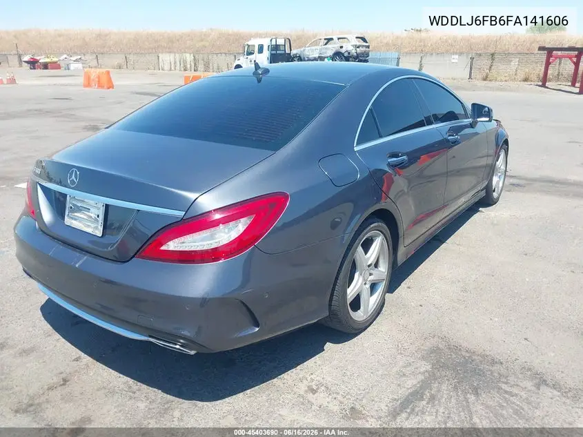 2015 Mercedes-Benz Cls 400 VIN: WDDLJ6FB6FA141606 Lot: 45403690