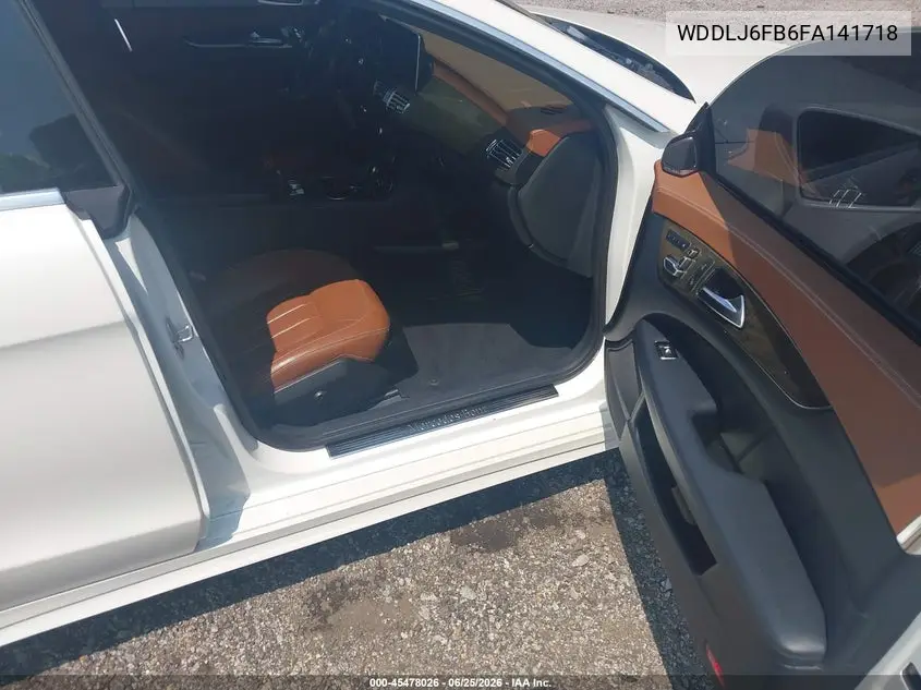 2015 Mercedes-Benz Cls 400 VIN: WDDLJ6FB6FA141718 Lot: 45478026