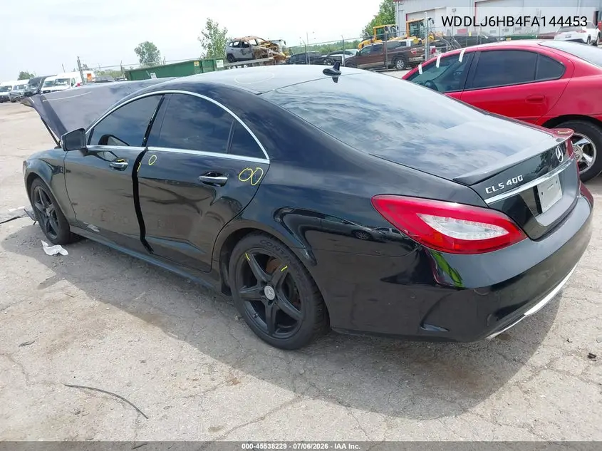 2015 Mercedes-Benz Cls 400 4Matic VIN: WDDLJ6HB4FA144453 Lot: 45538229