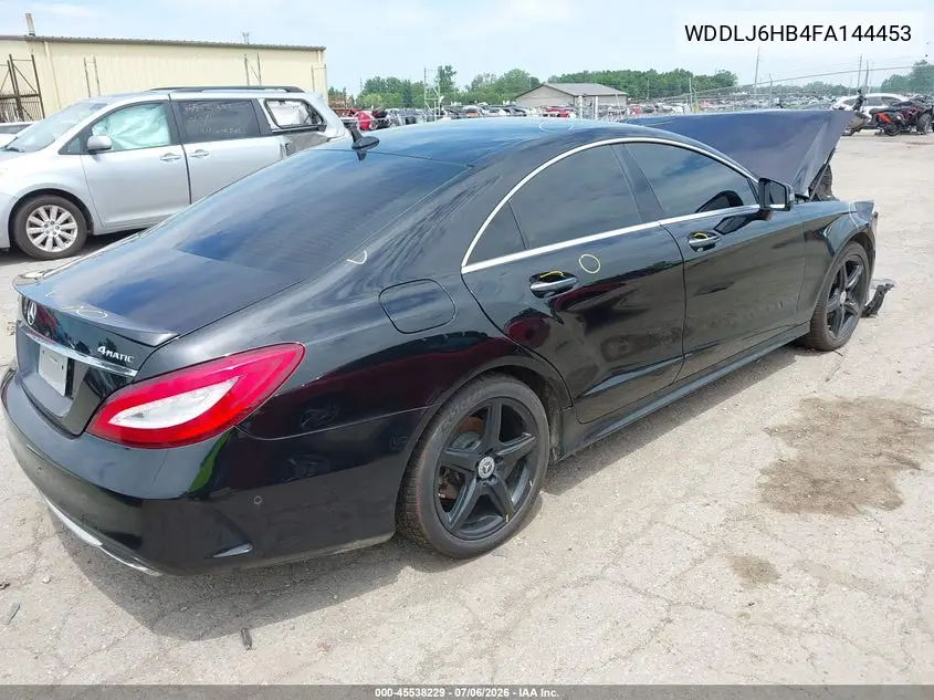 2015 Mercedes-Benz Cls 400 4Matic VIN: WDDLJ6HB4FA144453 Lot: 45538229