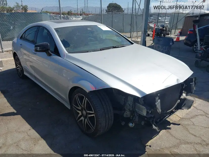 2016 Mercedes-Benz Cls 400 VIN: WDDLJ6FB9GA177887 Lot: 45613247