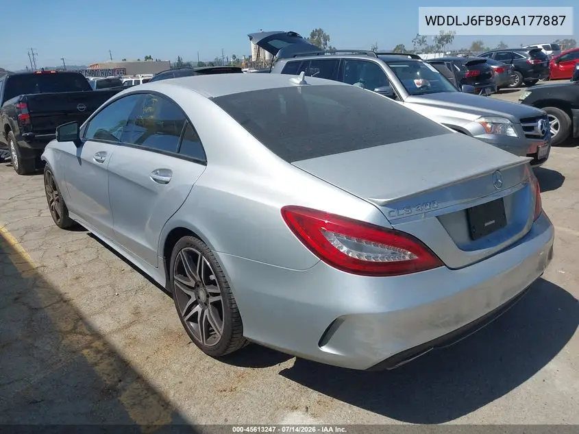 2016 Mercedes-Benz Cls 400 VIN: WDDLJ6FB9GA177887 Lot: 45613247