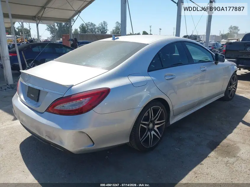 2016 Mercedes-Benz Cls 400 VIN: WDDLJ6FB9GA177887 Lot: 45613247