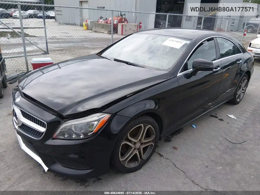 2016 Mercedes-Benz Cls 400 4Matic VIN: WDDLJ6HB8GA177571 Lot: 45624895