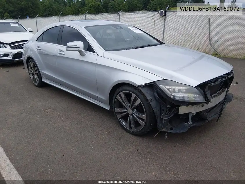 2016 Mercedes-Benz Cls 400 VIN: WDDLJ6FB1GA169072 Lot: 45630808