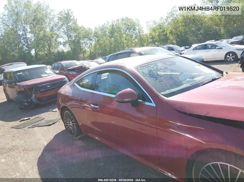 2024 Mercedes-Benz Cle 300 4Matic VIN: W1KMJ4HB4RF019520 Lot: 45215239