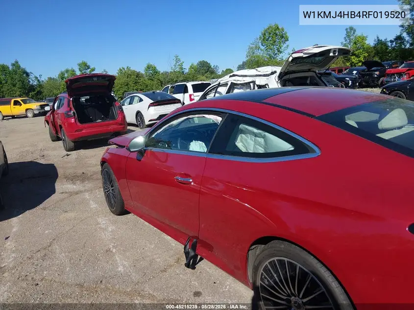 2024 Mercedes-Benz Cle 300 4Matic VIN: W1KMJ4HB4RF019520 Lot: 45215239
