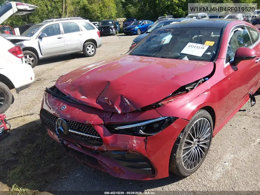 2024 Mercedes-Benz Cle 300 4Matic VIN: W1KMJ4HB4RF019520 Lot: 45215239