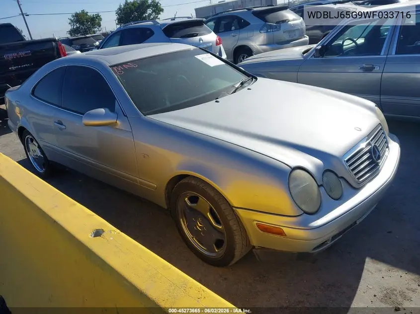1998 Mercedes-Benz Clk 320 VIN: WDBLJ65G9WF033716 Lot: 45273665