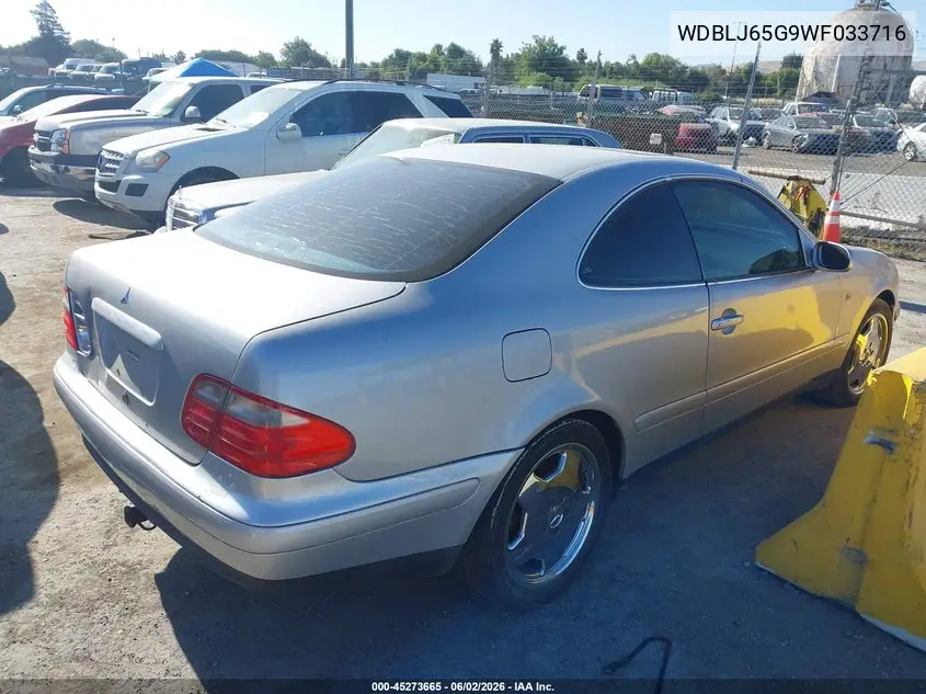 1998 Mercedes-Benz Clk 320 VIN: WDBLJ65G9WF033716 Lot: 45273665