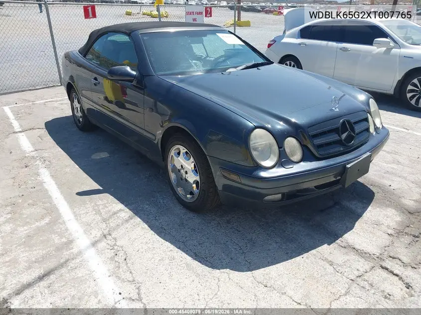 1999 Mercedes-Benz Clk 320 VIN: WDBLK65G2XT007765 Lot: 45408079