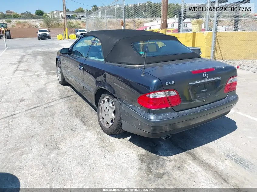 1999 Mercedes-Benz Clk 320 VIN: WDBLK65G2XT007765 Lot: 45408079