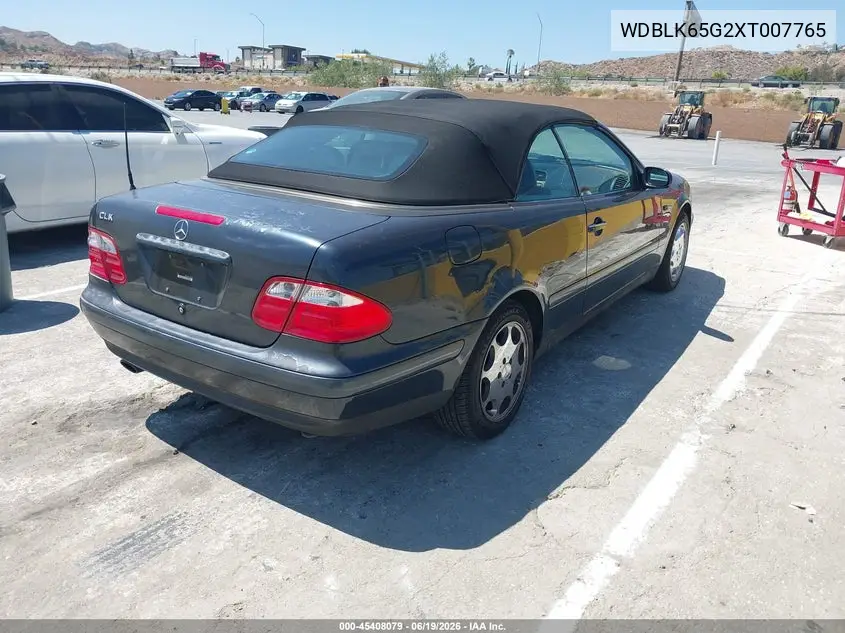 1999 Mercedes-Benz Clk 320 VIN: WDBLK65G2XT007765 Lot: 45408079