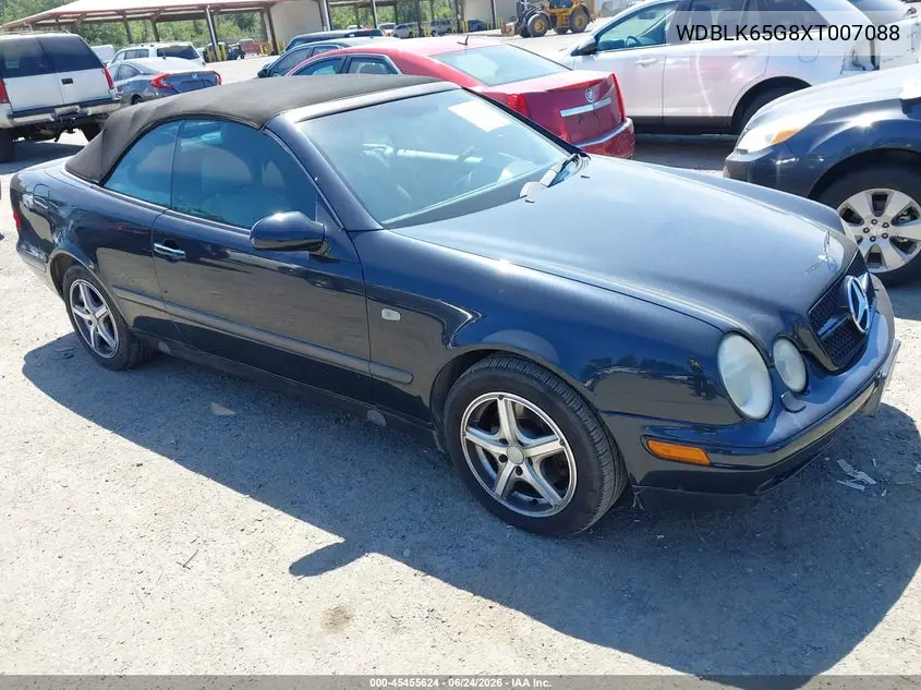 1999 Mercedes-Benz Clk 320 VIN: WDBLK65G8XT007088 Lot: 45455624