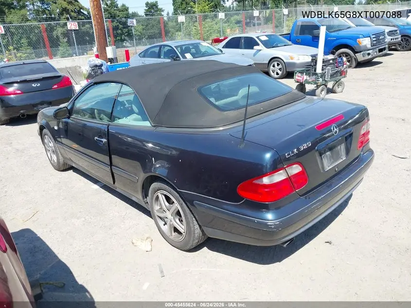 1999 Mercedes-Benz Clk 320 VIN: WDBLK65G8XT007088 Lot: 45455624
