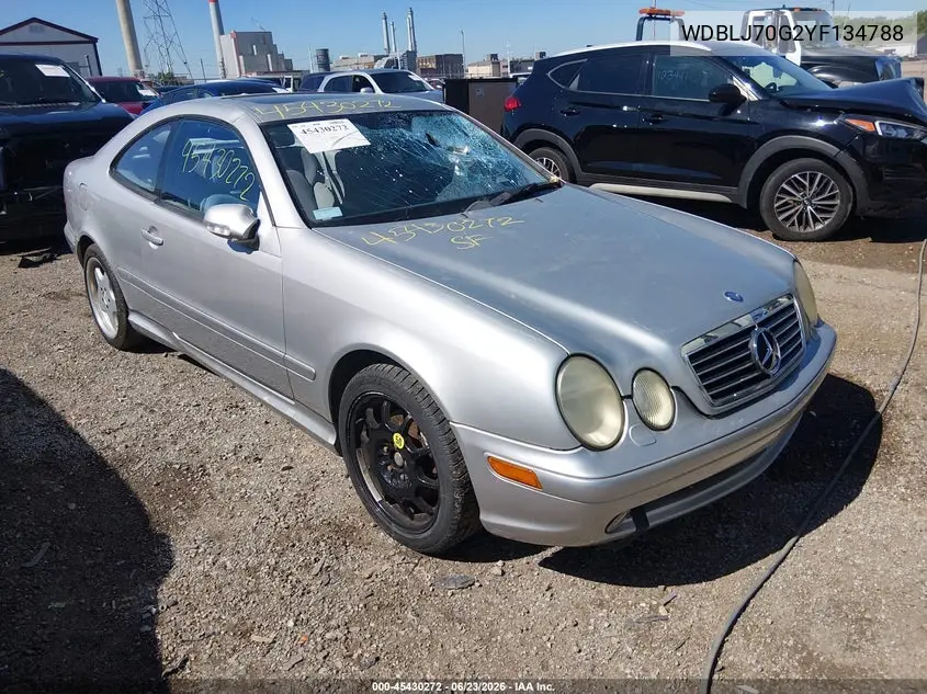 2000 Mercedes-Benz Clk 430 VIN: WDBLJ70G2YF134788 Lot: 45430272