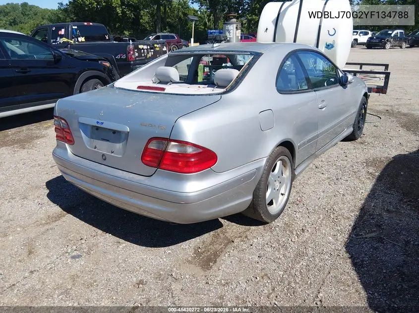 2000 Mercedes-Benz Clk 430 VIN: WDBLJ70G2YF134788 Lot: 45430272
