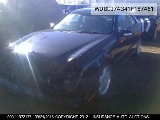 2001 Mercedes-Benz Clk55Amg VIN: WDBLJ74G41F187461 Lot: 11972133