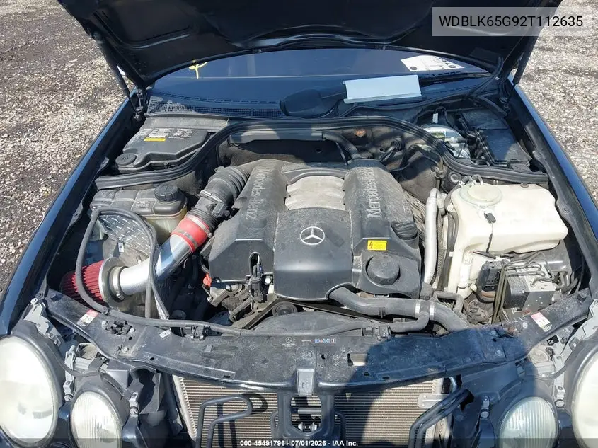 2002 Mercedes-Benz Clk 320 VIN: WDBLK65G92T112635 Lot: 45491796