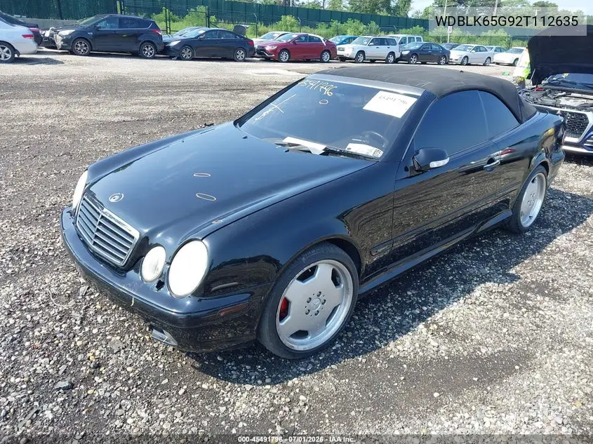2002 Mercedes-Benz Clk 320 VIN: WDBLK65G92T112635 Lot: 45491796