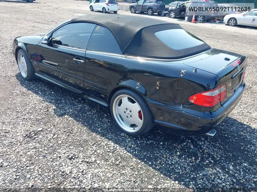 2002 Mercedes-Benz Clk 320 VIN: WDBLK65G92T112635 Lot: 45491796