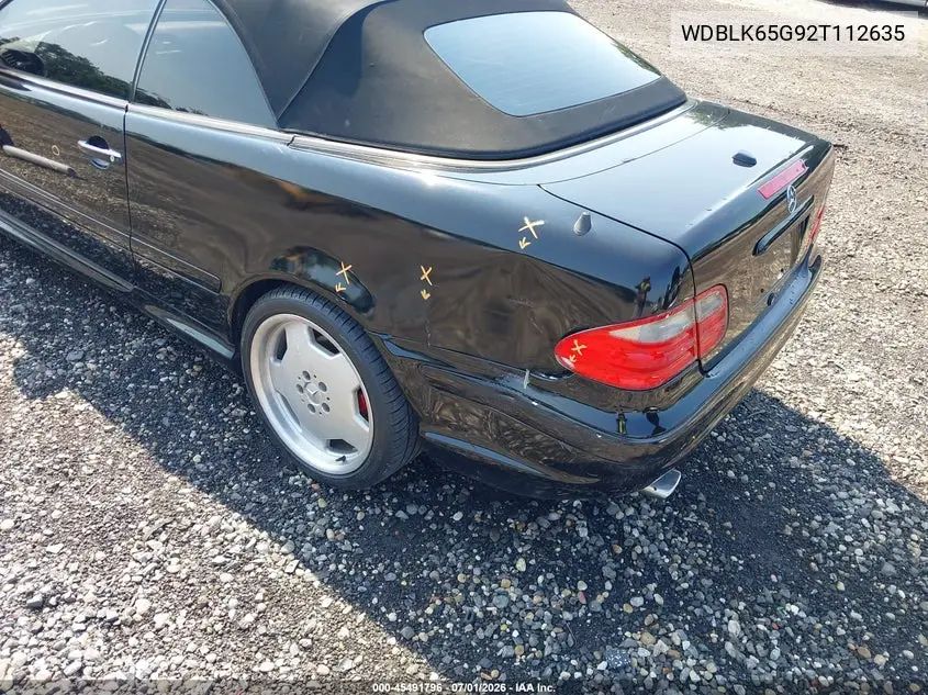 2002 Mercedes-Benz Clk 320 VIN: WDBLK65G92T112635 Lot: 45491796