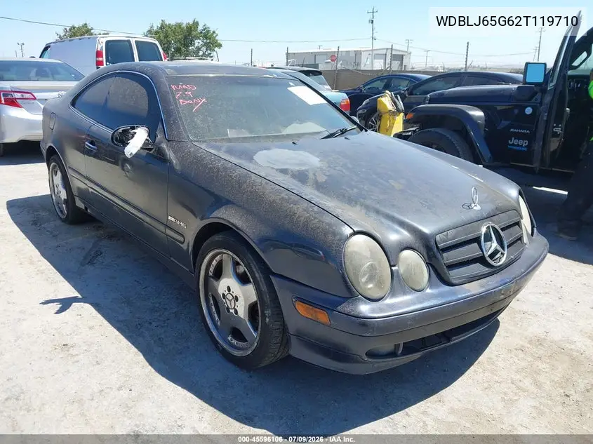2002 Mercedes-Benz Clk 320 VIN: WDBLJ65G62T119710 Lot: 45596106