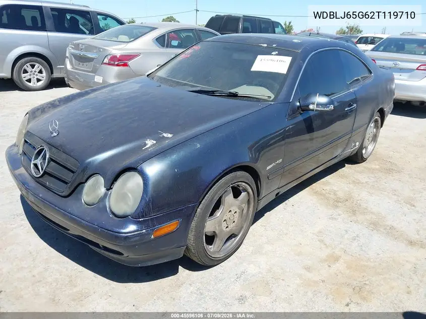 2002 Mercedes-Benz Clk 320 VIN: WDBLJ65G62T119710 Lot: 45596106