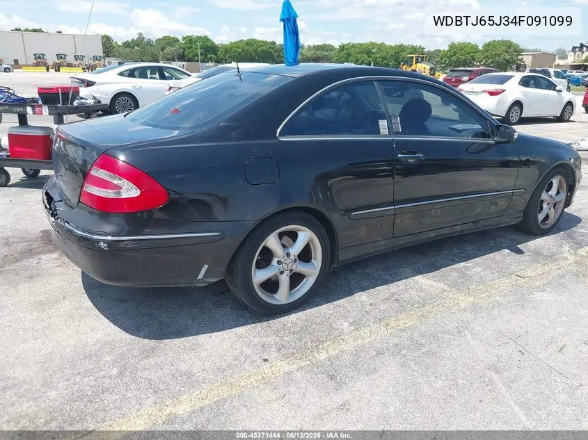 2004 Mercedes-Benz Clk 320 VIN: WDBTJ65J34F091099 Lot: 45371444