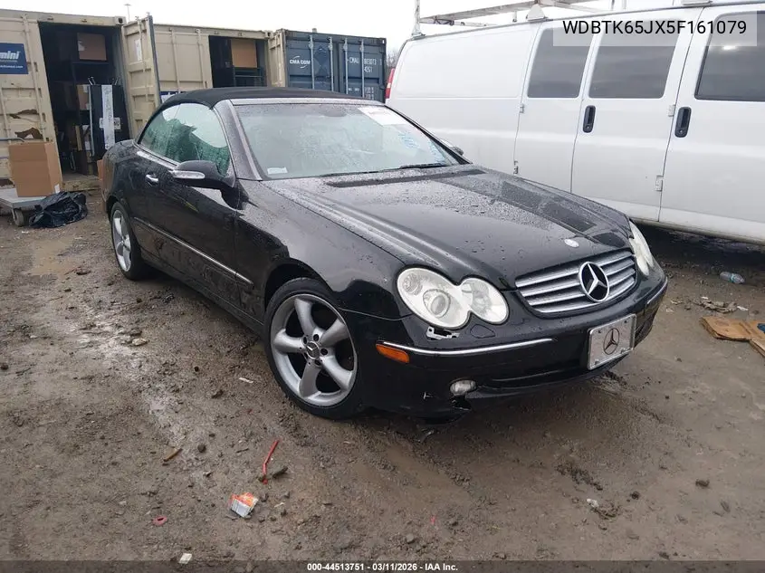 2005 Mercedes-Benz Clk 320 VIN: WDBTK65JX5F161079 Lot: 44513751