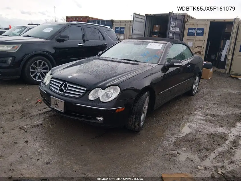 2005 Mercedes-Benz Clk 320 VIN: WDBTK65JX5F161079 Lot: 44513751