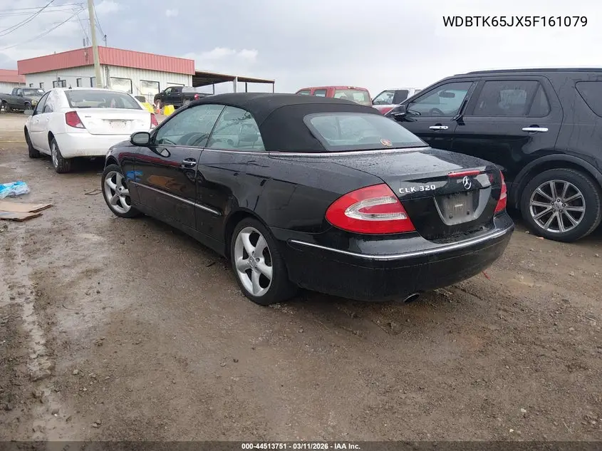 2005 Mercedes-Benz Clk 320 VIN: WDBTK65JX5F161079 Lot: 44513751
