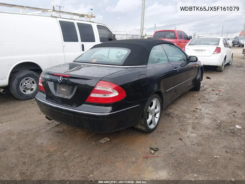 2005 Mercedes-Benz Clk 320 VIN: WDBTK65JX5F161079 Lot: 44513751