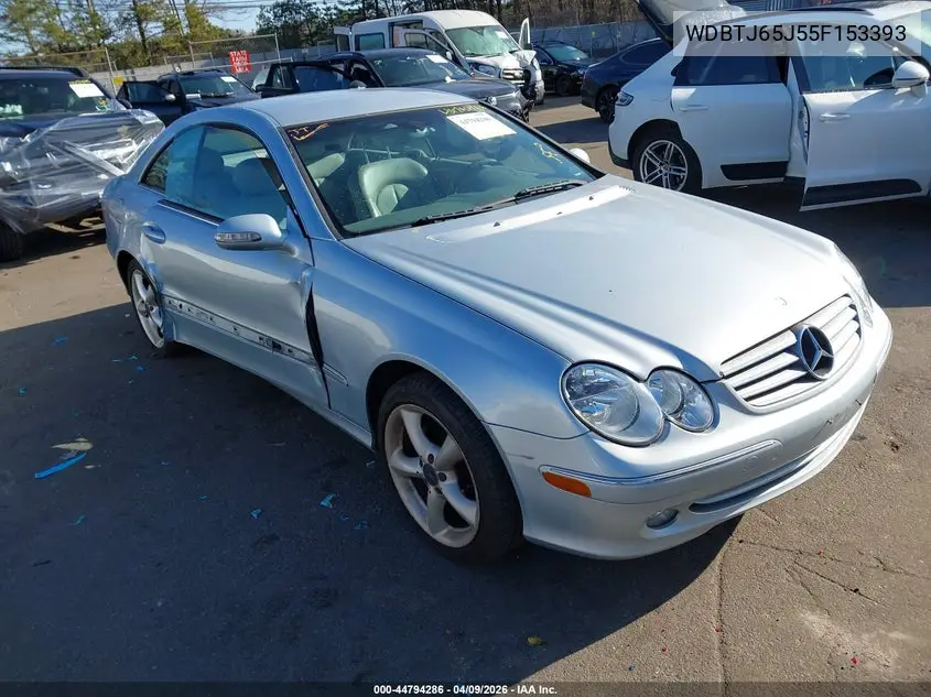 2005 Mercedes-Benz Clk 320 VIN: WDBTJ65J55F153393 Lot: 44794286