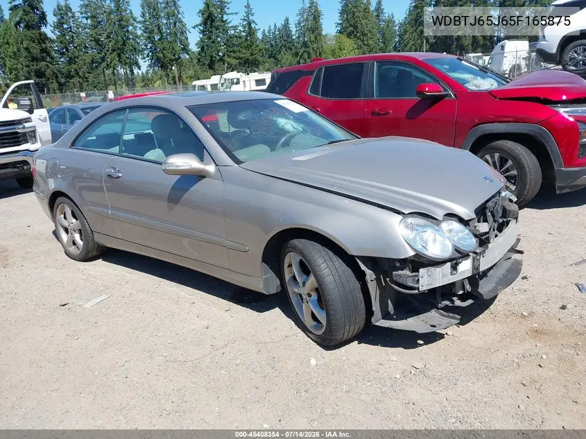 2005 Mercedes-Benz Clk 320 VIN: WDBTJ65J65F165875 Lot: 45408354