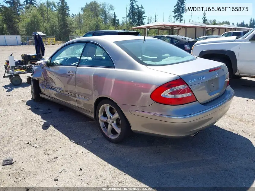 2005 Mercedes-Benz Clk 320 VIN: WDBTJ65J65F165875 Lot: 45408354