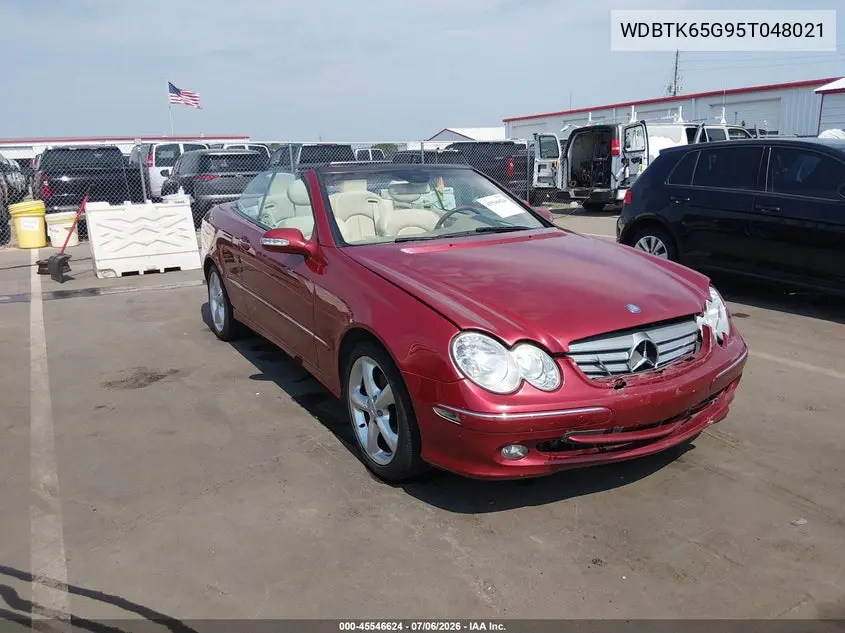 2005 Mercedes-Benz Clk 320 VIN: WDBTK65G95T048021 Lot: 45546624