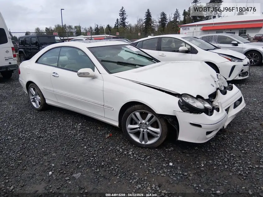 2006 Mercedes-Benz Clk 350 VIN: WDBTJ56J96F180476 Lot: 44915208