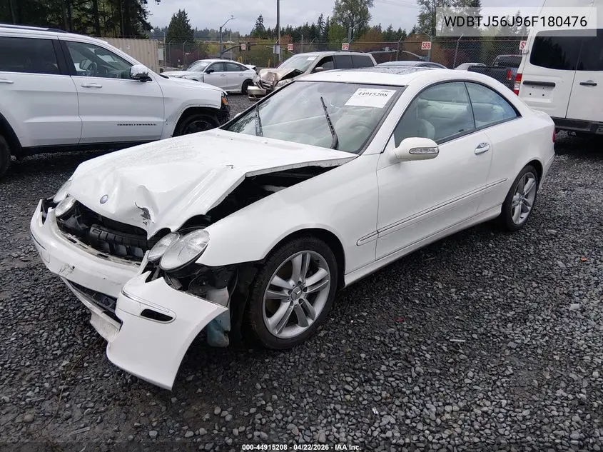 2006 Mercedes-Benz Clk 350 VIN: WDBTJ56J96F180476 Lot: 44915208