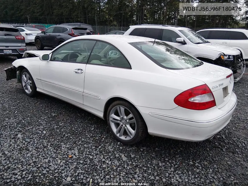 2006 Mercedes-Benz Clk 350 VIN: WDBTJ56J96F180476 Lot: 44915208