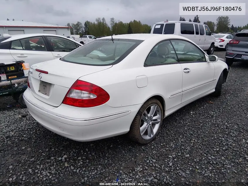 2006 Mercedes-Benz Clk 350 VIN: WDBTJ56J96F180476 Lot: 44915208