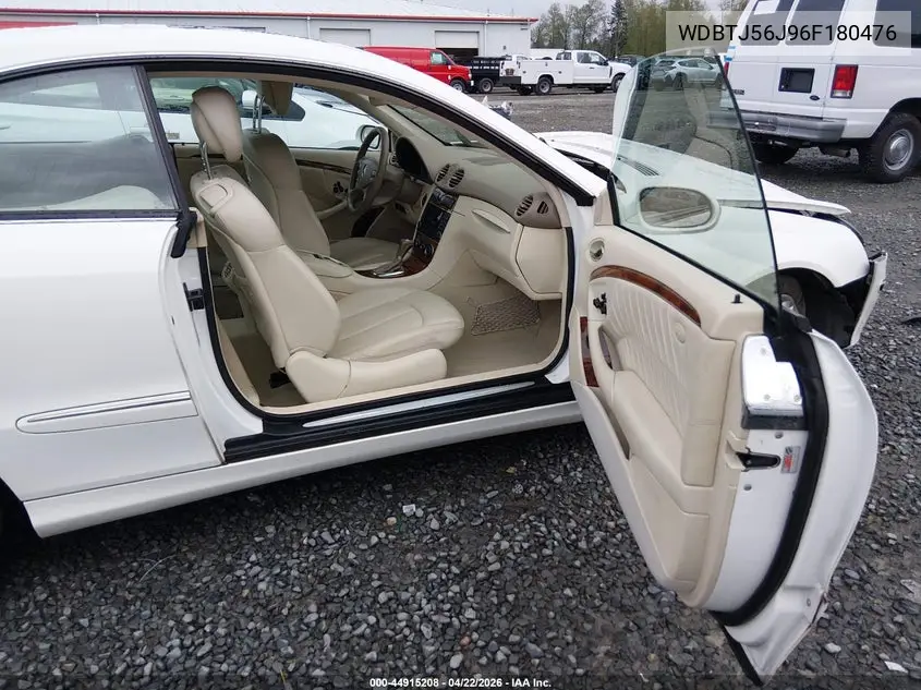 2006 Mercedes-Benz Clk 350 VIN: WDBTJ56J96F180476 Lot: 44915208