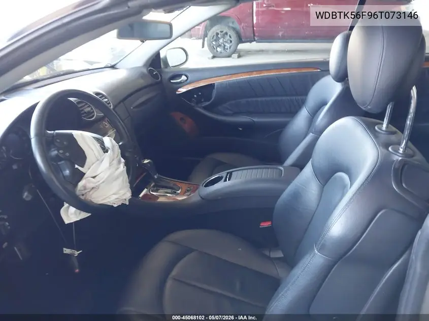 2006 Mercedes-Benz Clk 350 VIN: WDBTK56F96T073146 Lot: 45068102
