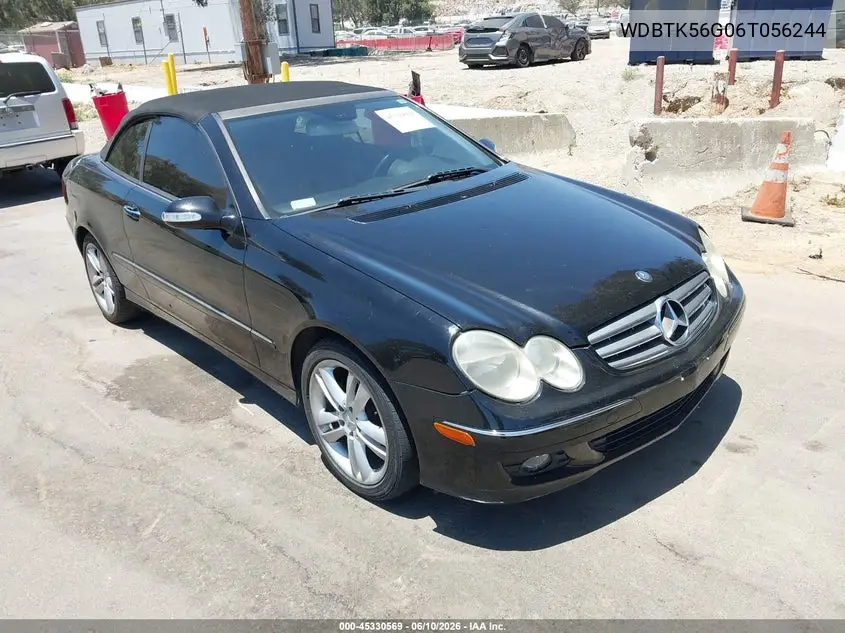 2006 Mercedes-Benz Clk 350 VIN: WDBTK56G06T056244 Lot: 45330569